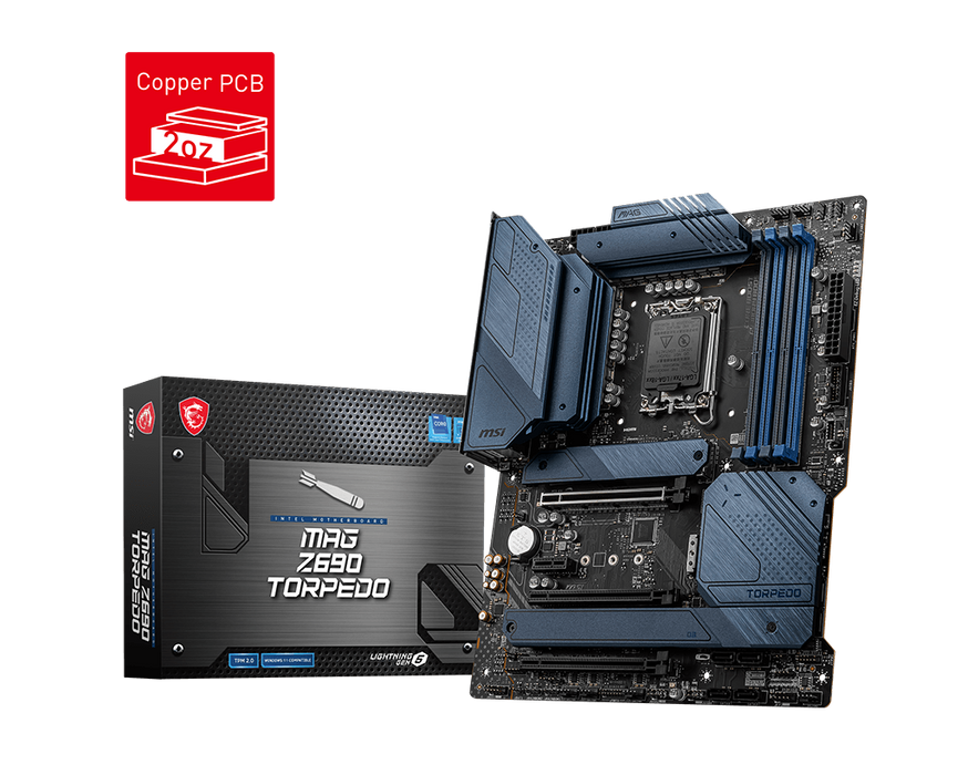 MAG Z690 TORPEDO | Obsługa pamięci DDR5, PCIe Gen 5