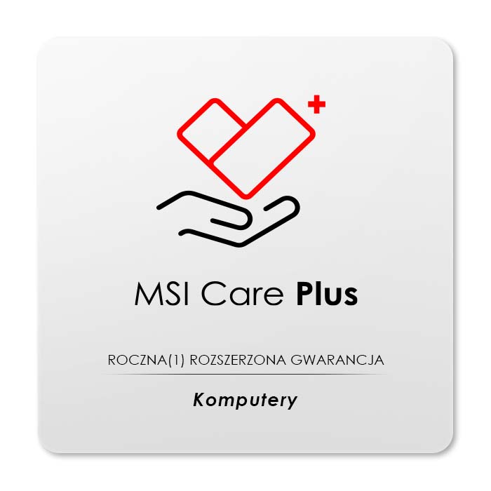 Jeden (1) Rok Rozszerzonej Gwarancji na Komputery Gamingowe (Desktop) | MSI Care