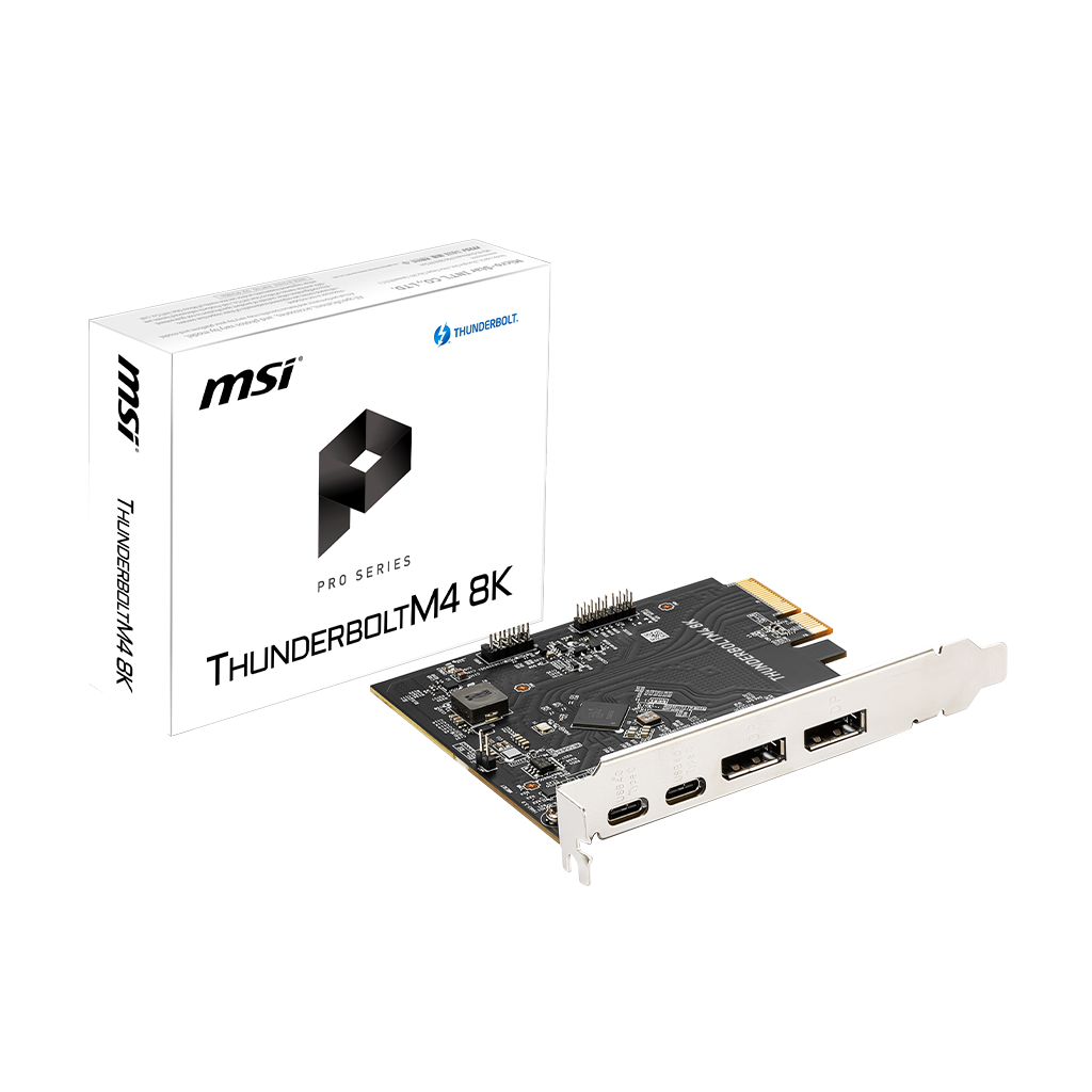 Karta rozszerzeń Thunderbolt M4 8K PCIe | Thunderbolt M4 8K PCIe Expansion Card