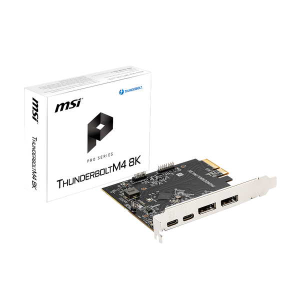 拡張カード MSI Thunderbolt M4 8K Karta rozszerzeń Thunderbolt M4 8K PCIe | Thunderbolt M4 8K